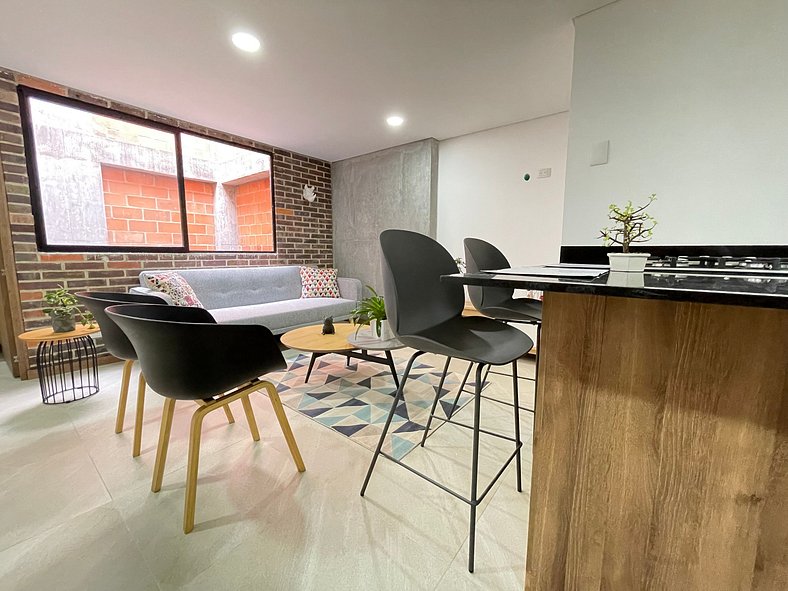 Housinn co-living 302 ubicado en el barrio Fátima de Medellí